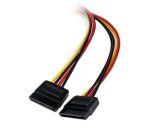 StarTech.com Câble d'Alimentation Adaptateur en Y Molex vers Double SATA - 30 cm