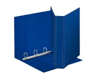 Raccoglitore personalizzabile Display - 4 anelli a D 50 mm - dorso 7,1 cm - 22x30 cm - blu - Esselte