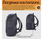 HP Sac à dos pour ordinateur portable Travel 25 litres 15,6 pouces (gris acier)