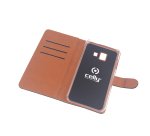 Celly Wally custodia per cellulare 15,2 cm (6") Custodia a libro Nero, Marrone
