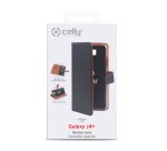 Celly Wally custodia per cellulare 15,2 cm (6") Custodia a libro Nero, Marrone