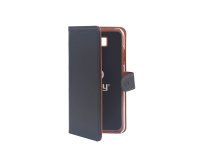 Celly Wally mobile phone case 15.2 cm (6") Folio Black, Brown