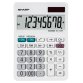 Sharp EL-310W calcolatrice Desktop Calcolatrice finanziaria Bianco