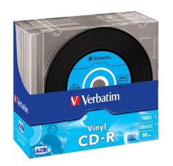 Verbatim CD-R AZO Data Vinyl 700 MB 52x 10 pc(s)