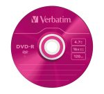 Verbatim DVD-R Colour 4,7 Go 5 pièce(s)