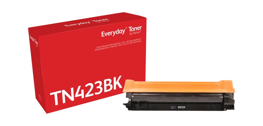 Everyday™ by Xerox High Capacity Black Toner compatible with Brother TN-423BK for Laser Printer