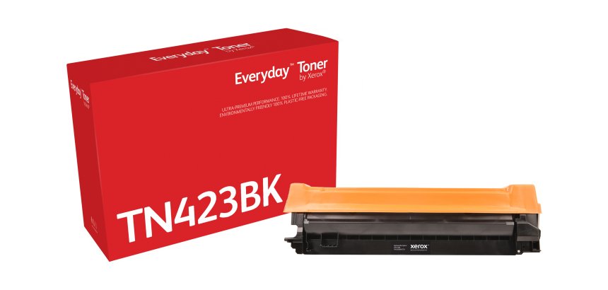 Toner Noir Everyday™ de Xerox compatible avec Brother TN-423BK, Grande capacité