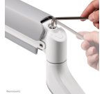 Neomounts DS70-450WH1 Monitor arm 17-42" - gas spring - Topfix - 180°-stop