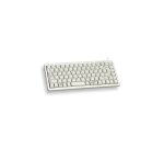 CHERRY G84-4100 COMPACT KEYBOARD Clavier filaire miniature, USB/PS2, gris clair, AZERTY - FR
