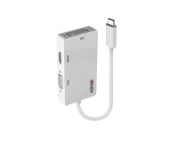 Lindy 43273 Adaptador gráfico USB 3840 x 2160 Pixeles Blanco