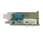 StarTech.com 1-port PCI Express RS232 Serial Adapter Card - PCIe RS232 Serial Host Controller Card - PCIe to Serial DB9 - 16950 UART - Low Profile Expansion Card - Windows & Linux