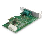 StarTech.com 1-port PCI Express RS232 Serial Adapter Card - PCIe RS232 Serial Host Controller Card - PCIe to Serial DB9 - 16950 UART - Low Profile Expansion Card - Windows & Linux