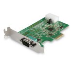 StarTech.com 1-port PCI Express RS232 Serial Adapter Card - PCIe RS232 Serial Host Controller Card - PCIe to Serial DB9 - 16950 UART - Low Profile Expansion Card - Windows & Linux