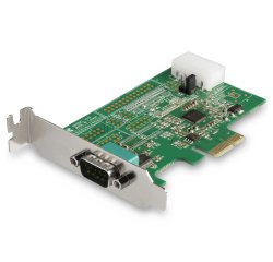 StarTech.com 1-port PCI Express RS232 Serial Adapter Card - PCIe RS232 Serial Host Controller Card - PCIe to Serial DB9 - 16950 UART - Low Profile Expansion Card - Windows & Linux