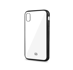 Celly Laser Matt custodia per cellulare 15,5 cm (6.1") Cover Trasparente, Nero