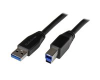 StarTech.com Câble USB 3.0 (5Gbps) actif USB-A vers USB-B de 5 m - M/M