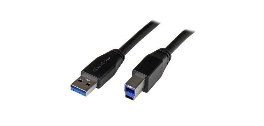 StarTech.com Câble USB 3.0 (5Gbps) actif USB-A vers USB-B de 5 m - M/M