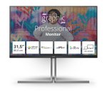 AOC U3 U32U3CV écran plat de PC 80 cm (31.5") 3840 x 2160 pixels 4K Ultra HD LCD Noir