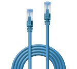 Cable de red Azul Cat6a S/FTP (S-STP) Lindy 2m Cat.6A S/FTP