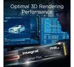 Integral INSSD500GM280NM3P disque SSD 500 Go M.2 PCI Express 4.0 NVMe TLC