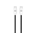 Celly USBCUSBCCOTTBK cable USB 1,5 m USB C Negro, Blanco