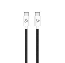 Celly USBCUSBCCOTTBK cable USB 1,5 m USB C Negro, Blanco