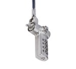 StarTech.com Antivol Universel pour Ordinateur Portable de 2m, Câble de Sécurité Sérialisé pour Ordinateur Portable, Compatible avec Noble Wedge®/Nano/K-Slot, Serrure Universelle, Câble à Combinaison Sans Clé, TAA