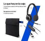HP Poly Auriculares con cable USB estéreo Mission 625 (paquete)