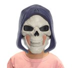 Masters of the Universe Skeletor Mask, 2026 Movie Look, Lights & Sounds Roleplay Costume Face Cover