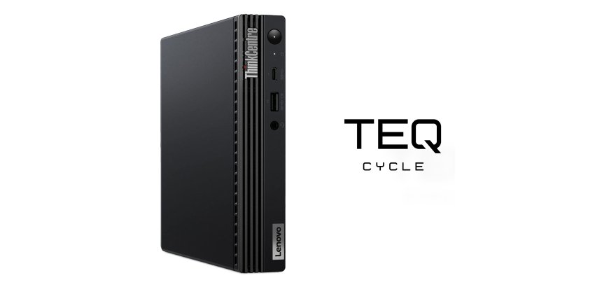 Teqcycle Lenovo Thinkcentre M70Q G1 Intel® Core™ i5 i5-10500T 16 Go DDR4-SDRAM 256 Go SSD Windows 11 Pro Mini PC Noir