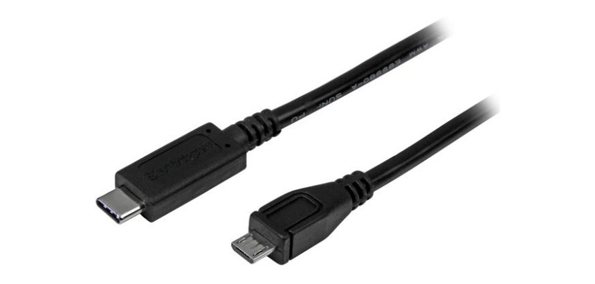 StarTech.com Câble USB-C vers Micro USB-B de 1m, Câble de Transfert de Données, USB 2.0, USB C vers Micro-B