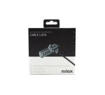 Nilox NXSC002 cable lock Black 1.8 m