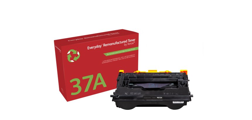 Toner remanufacturé Mono Everyday™ de Xerox compatible avec HP 37A (CF237A), Capacité standard
