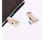 HP HPFD206C-256 USB flash drive 256 GB USB Type-A / USB Type-C 3.2 Gen 2 (3.1 Gen 2) Silver