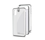 Celly Attraction custodia per cellulare 16,5 cm (6.5") Cover Nero, Argento