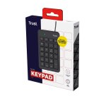 Trust 22221 teclado numérico Portátil/PC USB Negro