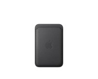 Apple Porte-cartes en tissage fin pour iPhone avec MagSafe - Noir