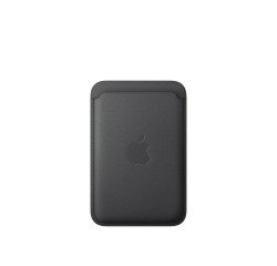 Apple Porte-cartes en tissage fin pour iPhone avec MagSafe - Noir