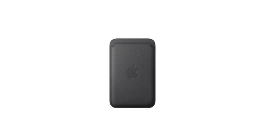 Apple Portafoglio MagSafe in tessuto FineWoven per iPhone - Nero