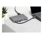 Kensington UH1440P USB-C 5Gbps Dual Video Driverless Mobile Dock – 85W Pass-Through Power – DP/HDMI/VGA
