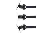 Lindy LCD and LED Multi Joint Cantilever TV Wall Bracket Mount upto 10kg, Black