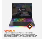 HP OMEN MAX Gaming Laptop 16-ak0019nf Copilot+ PC AMD Ryzen AI 9 375 Ordinateur portable 40,6 cm (16") WQXGA 32 Go DDR5-SDRAM NVIDIA GeForce RTX 5070 Ti Wi-Fi 7 (802.11be) Windows 11 Home Noir