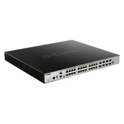 D-Link DGS-3630-28PC/SI switch Gestionado L3 Gigabit Ethernet (10/100/1000) Energía sobre Ethernet (PoE) Negro, Gris