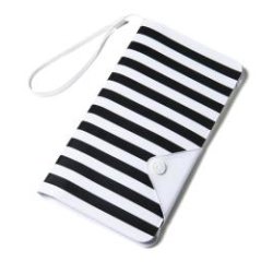 Celly SPLASHWALLETWH mobile phone case 14.5 cm (5.7") Wallet case Black, White
