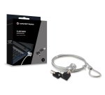 Conceptronic CNBSLOCK15 cable antirrobo Plata 1,5 m