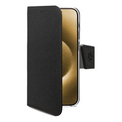 Celly WALLY1080 mobile phone case 17 cm (6.7") Wallet case Black