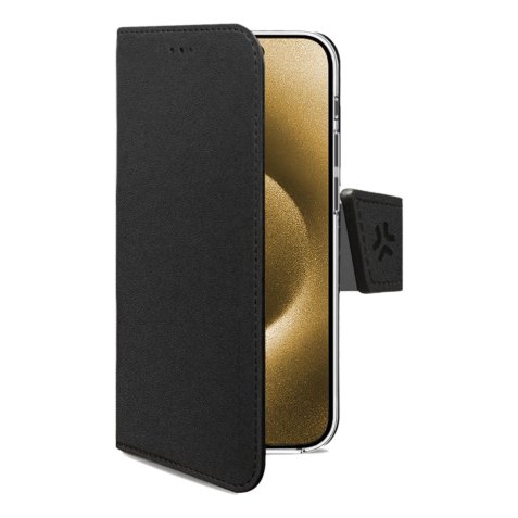 Celly WALLY1080 mobile phone case 17 cm (6.7") Wallet case Black