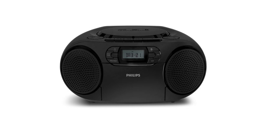 Philips TAZ2500/10 lettore CD Nero Lettore CD portatile