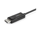 StarTech.com Câble USB C vers DisplayPort 1.2 4K 60Hz, 1m - Câble Adaptateur Vidéo Bidirectionnel DP vers USB-C ou USB-C vers DP Réversible - HBR2/HDR - Câble pour Moniteur USB Type C/TB3