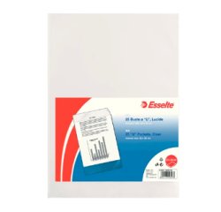 Esselte Busta "U" PPL lucido - f.to 23 x 33 cm - conf.25 pz